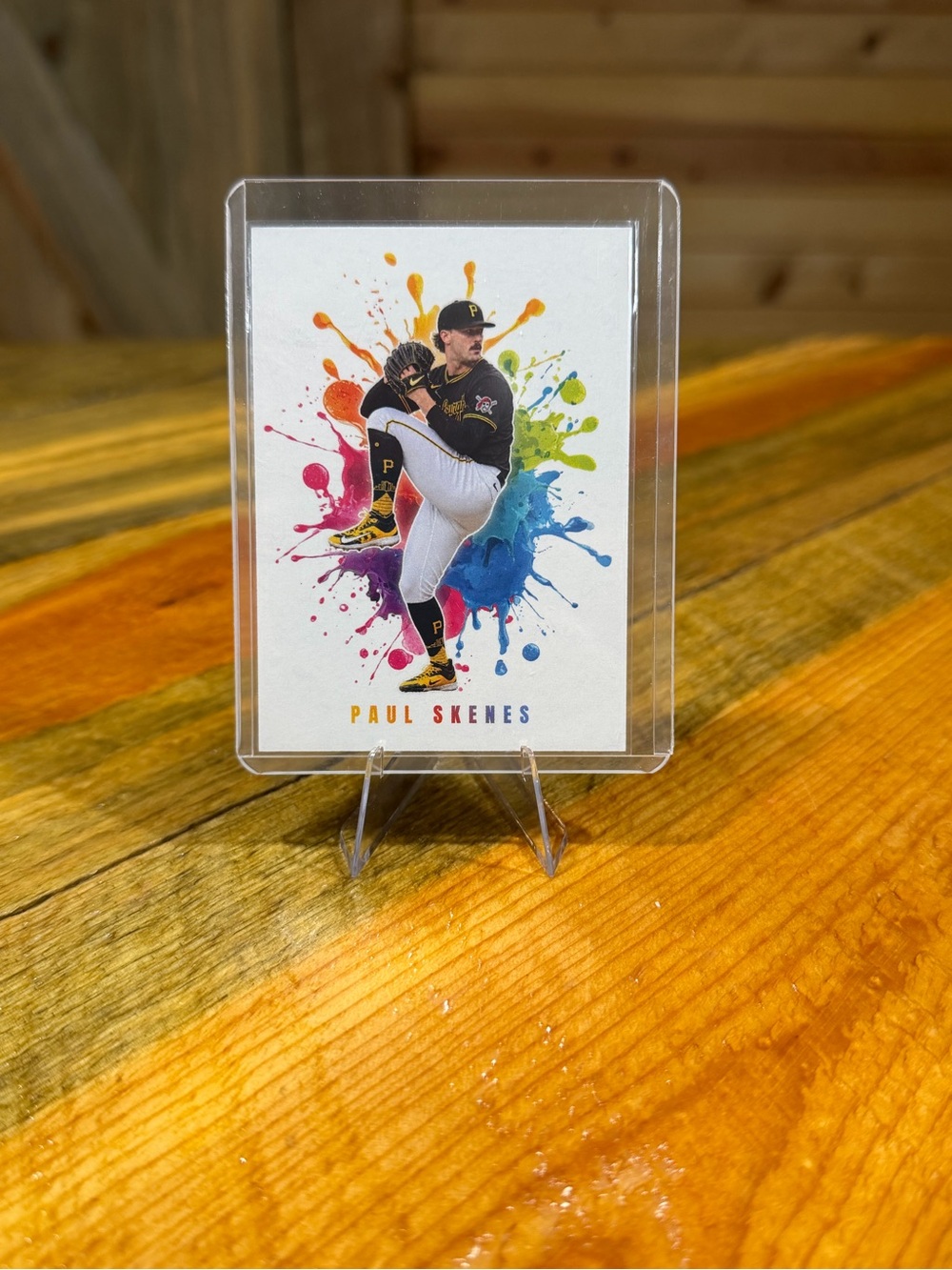 Paul Skenes Pittsburgh Pirates Custom Baseball Trading Card
